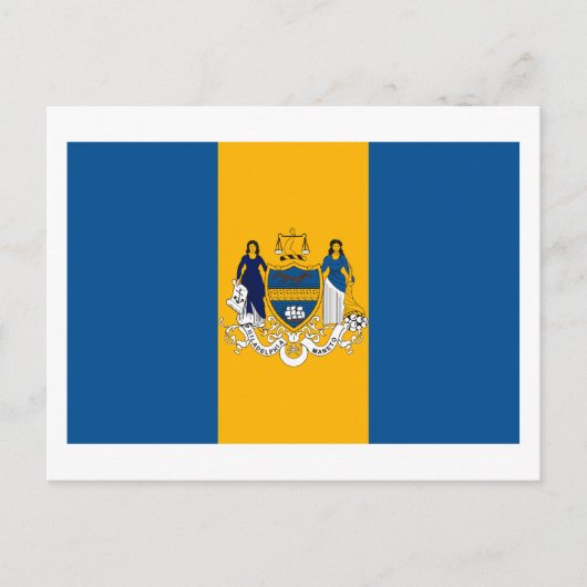 フィラデルフィア国旗 ポストカード (正面)