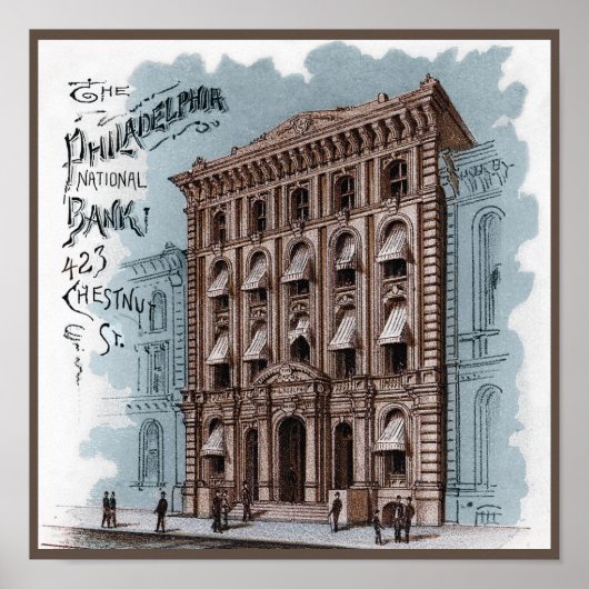 フィラデルフィア国立銀行 ポスター (正面)
