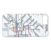 フィラデルフィア地下鉄ケース Case-Mate iPhoneケース (裏面(横))