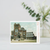 フィラデルフィア大学図書館1907ヴィンテージ ポストカード (スタンド正面)