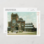 フィラデルフィア大学図書館1907ヴィンテージ ポストカード (正面/裏面)