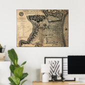 フィラデルフィア市のこの計画 – 1797 ポスター (ホームオフィス)