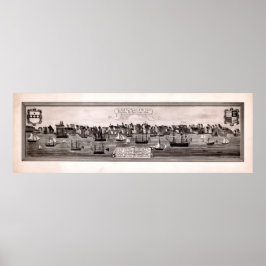 フィラデルフィア市の南東の見通し ポスター