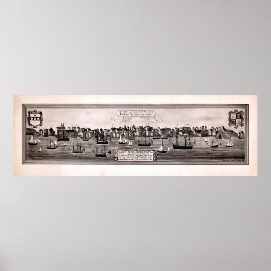 フィラデルフィア市の南東の見通し ポスター (正面)