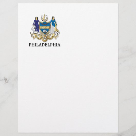 フィラデルフィア市の武器 チラシ (正面)