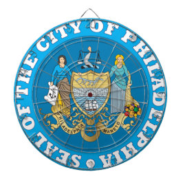 フィラデルフィア市印 ダーツボード