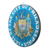 フィラデルフィア市印 ダーツボード (正面右)