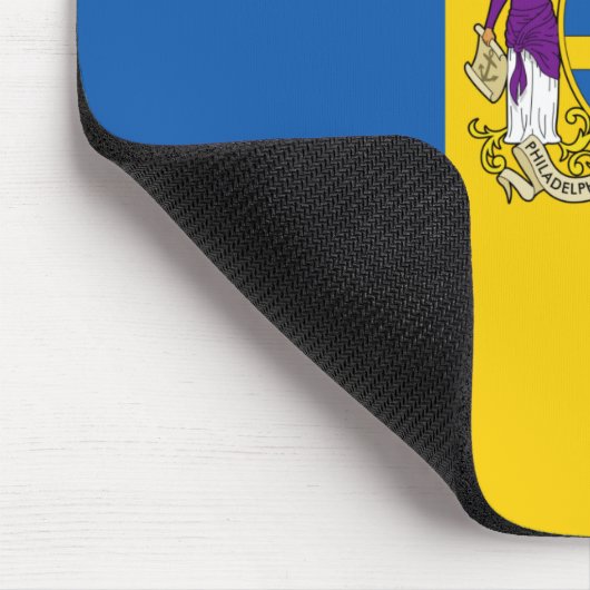 フィラデルフィア市旗(ペンシルベニア州) マウスパッド (コーナー)