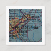 フィラデルフィア引っ越しましたの新しい住所カード エンクロージャーカード (正面)