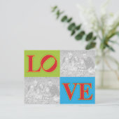 フィラデルフィア愛の像はがき – カスタマイズ可能 ポストカード (スタンド正面)