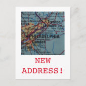 フィラデルフィア新住所のお知らせ 案内ポストカード (正面)
