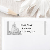 フィラデルフィア目的地差出人住所 ラベル (インサイチュ)