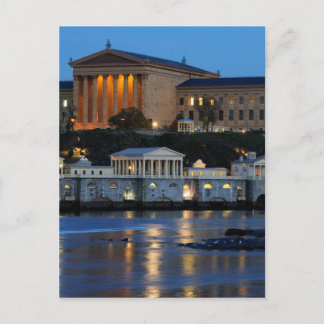 フィラデルフィア美術館とフェアマウントウォーター作品 ポストカード