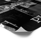 フィラデルフィア美術館と水工事 ポスター (角)