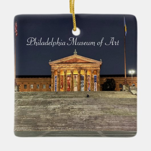 フィラデルフィア美術館オーナメント セラミックオーナメント (正面)