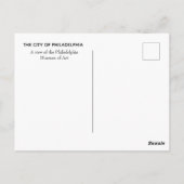 フィラデルフィア美術館 ポストカード (裏面)