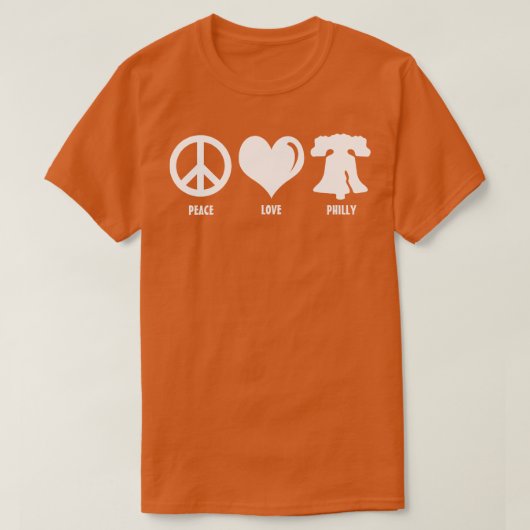 フィラデルフィア自由ベル恋人 Tシャツ (デザイン正面)