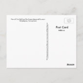 フィラデルフィア葉書 – シティホール – スワン噴水 ポストカード (裏面)