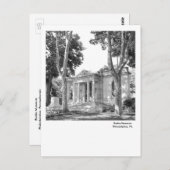 フィラデルフィア葉書 – ロダン美術館 ポストカード (正面/裏面)