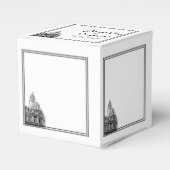 フィラデルフィア行先結婚式のお願いボックス フェイバーボックス (正面サイド)