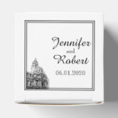 フィラデルフィア行先結婚式のお願いボックス フェイバーボックス (上部)