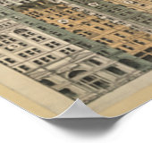 フィラデルフィア超高層ビルヴィンテージポスター8.99 ポスター (角)