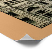 フィラデルフィア超高層ビル(1898ヴィンテージ・ポスター) ポスター (角)