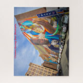 フィラデルフィア通りシーン。クリスマスの挨拶 ジグソーパズル (縦)