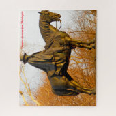 フィラデルフィア通りシーン。クリスマス挨拶 ジグソーパズル (縦)