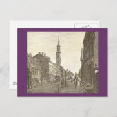 フィラデルフィア1800年葉書 ポストカード (正面/裏面)