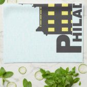 フィラデルフィア1 キッチンタオル (折り畳み)