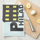 フィラデルフィア1 キッチンタオル (四つ折り)