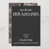 フィラデルフィア2024パーティー・セレブレーション・ホリデー・ディナー 招待状 (正面/裏面)
