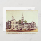 フィラデルフィア・インディペンデンス・ホール ポストカード (正面/裏面)
