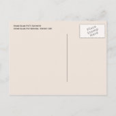 フィラデルフィア・エドガー・アラン・ポー地下室 ポストカード (裏面)