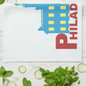 フィラデルフィア キッチンタオル (折り畳み)