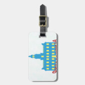 フィラデルフィア・キリル文字 ラゲッジタグ (正面縦)