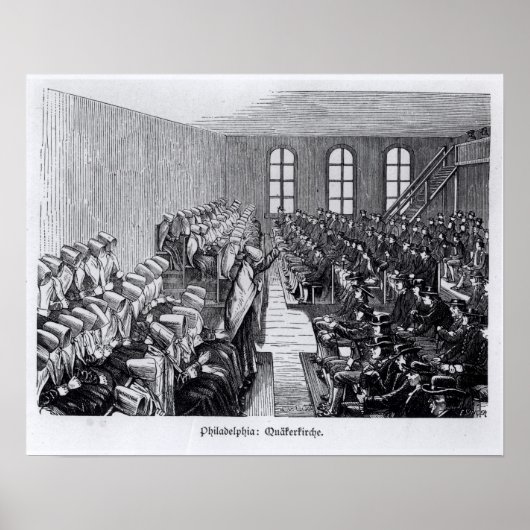 フィラデルフィア・クエーカー会議 ポスター (正面)