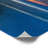 フィラデルフィア・シティ・スカイラインの夜のポスター ポスター (角)