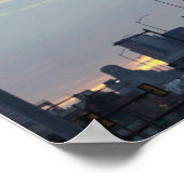 フィラデルフィア・スカイラインと高速道路のポスター ポスター (角)