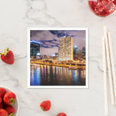 フィラデルフィア・スカイライン スタンダードカクテルナプキン (インサイチュ)