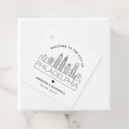 フィラデルフィア・スカイライン |結婚の歓迎 フェイバータグ (インサイチュ)