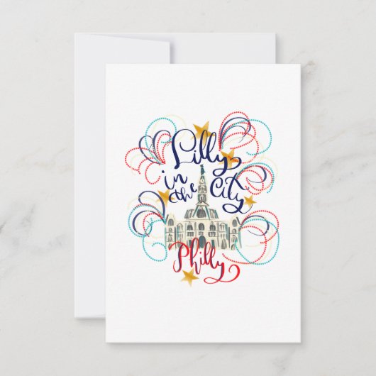 フィラデルフィア・ノテカード サンキューカード (正面)