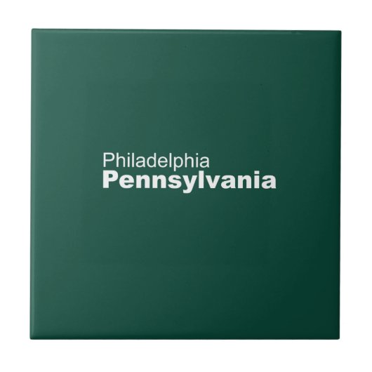 フィラデルフィア、ペンシルバニアセラミックタイル タイル (正面)