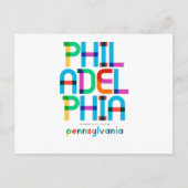 フィラデルフィア・ペンシルバニアポップ・アートの州中世紀美術 ポストカード (正面)
