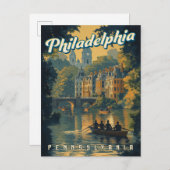 フィラデルフィア – ペンシルバニアヴィンテージ ポストカード (正面/裏面)