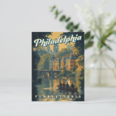 フィラデルフィア – ペンシルバニアヴィンテージ ポストカード (スタンド正面)