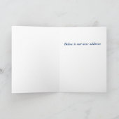 フィラデルフィア、ペンシルバニア州アドレスカードの変更 案内状 (内部)