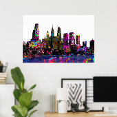 フィラデルフィア,ペンシルバニア州グラフィティ ポスター (ホームオフィス)