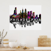 フィラデルフィア，ペンシルバニア州グラフィティ ポスター (キッチン)